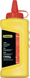 Schlagschnur-Kreide 1000g rot haftend wasserfest schwer lösl ich KU.dose Stanley Produktbild
