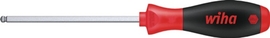 Schraubendreher 6KT-Kugelkopf SW 4x100mm Ges.-L.211mm WIHA  6KT-Klinge Chrom matt m.Mehrkomp.-Griff SoftFinish m.Größenleitsystem Produktbild