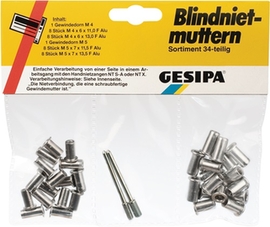 Blindnietsortiment 18 St.GESIPA Produktbild