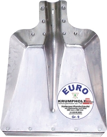 Hallenser Randschaufel Größe 7  FAVORIT 340 x 325 mm Aluminiumblech Produktbild