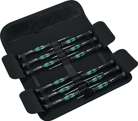 Feinmechanikerschraubendrehersatz 12 teilig WERA K Micro-Set/12 SB1 Schlitz/PH/6-KT./TORX® Produktbild