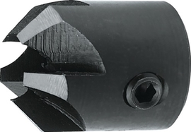 Aufsteckversenker HSS FISCH-TOOLS Type 0639 Bohr-D. 4 mm Länge 25 mm Senk-D. 16 mm Produktbild