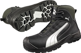 Sicherheitsstiefel Größe 41 schwarz/weiß  Cascades Mid Vollrindleder S3 HRO SRC EN ISO 20345 Produktbild