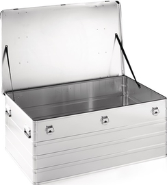Aluminiumbox L1192xB790xH515mm 415 l   mit Klappverschluss und Stapelecken Produktbild