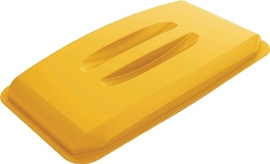 Deckel PP gelb B555xT285mm DURABLE  Wertstoffsammler 60 l lebensmittelecht Produktbild