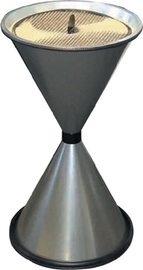 Standascher D405xH770mm anthrazit TKG  Stahlblech Produktbild