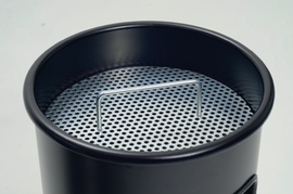 Kombiascher D.260xH620mm schwarz DURABLE  Stahlblech Produktbild