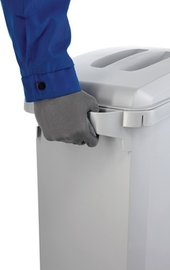 Wertstoffsammler 60 l H600xB280xT590mm DURABLE  grau ohne Deckel, lebensmittelecht Produktbild