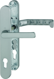 099KH/3357N/1313G Garnitur/F9 Alu Stahl/8mm/Profilzylinder 92mm/Türdicke 67-72mm/ Produktbild