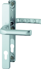 113/2246 Garnitur/F1 Alu natur/8mm/Profilzylinder 92mm/Türdicke 67-72mm/ Produktbild