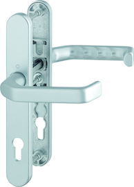 1313G/3357N Garnitur/F1-2 Alu natur matt/8mm/Profilzylinder 92mm/Türdicke 67-72mm/ Produktbild
