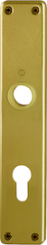 202SP Paar/F4 Alu Bronze//Profilzylinder 72mm///Führung ø18mm Produktbild