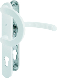513G/3357N/1500 Garnitur//F9016 verkehrsweiß/8mm/40mm vorst./Profilzylinder 92mm/Türdicke 67-72mm/ Produktbild