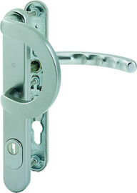 513G/3359ZA/3357N/1500 //ES1/F9 Alu Stahl/8mm/40mm vorst./Profilzylinder 92mm/57-62 mm/HOPPE-Logo Produktbild