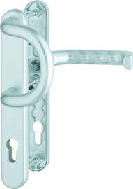 538G/3358/3357N/1313G Garnitur/ES1 (SK2)/F1-2 Alu natur matt/8mm/40mm vorst./Profilzylinder 92mm/Türdicke 67-72mm/ Produktbild