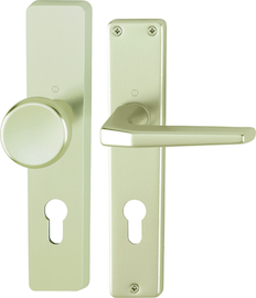 54/227/201PI/117L Garnitur/F2 Alu Neusilber/8mm/Profilzylinder 72mm/Türdicke 37-47mm/ Produktbild