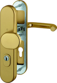 86G/3332ZA/3310/138L Garnitur HOPPE-Schnellstift/ES1/F4 Alu Bronze/Profilzylinder 72mm/8mm/FDW-Vierkantstift/Türdicke 42 Produktbild
