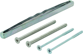 ZUBEHOER GRT SERTOS Griff/Griff  Rosette und Kurzschild / 65-70 mm / 8 mm / 145 mm / Profilvollstift gehärtet / M5x80 mm + 4,0x75 mm / 2 + 2 Stück Produktbild