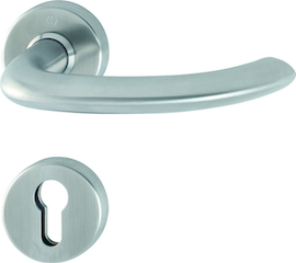 E1138Z/42/42S Halbgarnitur, Innenseite links, HOPPE Schnellstift/für Kombi-Schutz/für ES1 (SK2)/F69 Edelstahl matt/8mm/P Produktbild