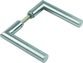 E1400Z Paar HOPPE-Schnellstift/F69 Edelstahl matt/8mm/Türdicke 35-45mm/Führung ø18mm, 5.8mm Bundlänge Produktbild