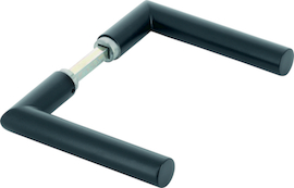 E1400Z Paar HOPPE-Schnellstift / F9714M schwarz matt / 8 mm / 35-45 mm / Ø18 mm, 5,8 mm Bundlänge Produktbild