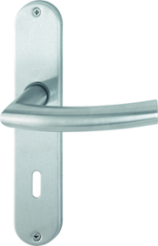 E1430Z/302 Garnitur HOPPE-Schnellstift/F69 Edelstahl matt/8mm//Ovalbart 72mm/Türdicke 35-45mm/ Produktbild