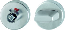 E42KVS Paar/F69 Edelstahl matt/8mm/Dornrosette mit rot/weiß-Scheibe/Olive/Türdicke 37-42mm Produktbild