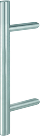 E5062 F69 Edelstahl matt/Länge 500mm/Stichmaß 300mm/2 Stützen/BS-1102 (einseits an Kunststoff-/Aluminium und Holztüren)/ Produktbild