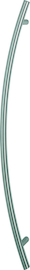 E5511 F69 Edelstahl matt/Länge 1200mm/Stichmaß 1000mm/2 Stützen//BS-1102 (einseits an Kunststoff-/Aluminium und Holztüre Produktbild