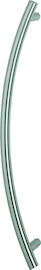 E5511 F69 Edelstahl matt/Länge 800mm/Stichmaß 695mm/2 Stützen//BS-1102 (einseits an Kunststoff-/Aluminium und Holztüren) Produktbild