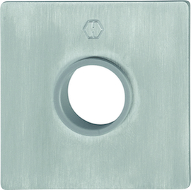 E848N Paar / F69 Edelstahl matt / 5,9x24,5 mm / Ø18 mm / 35-45 mm / HOPPE-Logo Produktbild