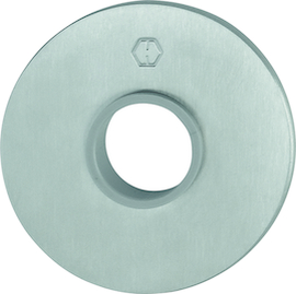 E849N Paar / F69 Edelstahl matt / 5,9x24,5 mm / Ø18 mm / 35-45 mm / HOPPE-Logo Produktbild