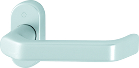 FS-1313G/55 Halbgarnitur/F1-2 Alu natur matt/9mm/HOPPE-Logo Produktbild
