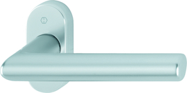 FS-1400F/55 Halbgarnitur/F1 Alu natur/9mm/HOPPE-Logo Produktbild