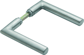 GD-E1140Z Paar HOPPE-Schnellstift / F69 Edelstahl matt / 8 mm / 66 mm vorst. / 35-45 mm / Ø18 mm, 5,8 mm Bundlänge Produktbild