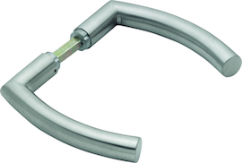 GD-E1430Z Paar HOPPE-Schnellstift/F69 Edelstahl matt/8mm/ 66mm vorst./Türdicke 35-45mm/Führung ø18mm, 5.8mm Bundlänge Produktbild
