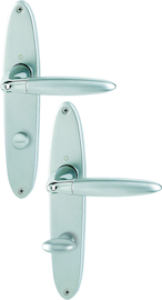 M156/343 Garnitur HOPPE-Schnellstift/F49-R/F98-R verchromt/matt verchromt - Resista®/8mm/Schlitzkopf/Olive 78mm/8mm/Türd Produktbild