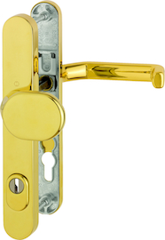 M86G/3359ZA/3357N/1313G Garnitur/ES1 (SK2)/F77-R Messingf.poliert - Resista®/8mm/Profilzylinder 92mm/Türdicke 67-72mm/ Produktbild