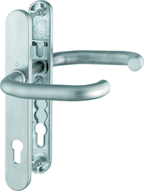 RD-E138GF/3357N Garnitur//F69 Edelstahl matt/9mm/Profilzylinder 92mm/Türdicke 67-72mm/ Produktbild