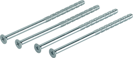 GEWINDESCHRAUBE FLACHKOPF M5 x 100 mm mit Einstich/Kreuzschlitz Z, Größe 2,/verzinkt Produktbild