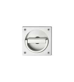 Ringgriffmuschel mit 8mm Vollstift Aluminium naturfarbig Produktbild
