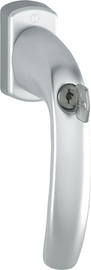 0810S/U10 TBT1 F1 Alu natur/N10A, mit Arrettierung, alusilber/7mm/32mm vorst./Drehzyl. 2W153//ohne Schrauben/Rastung 90° Produktbild
