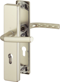 1117/2222A/2440 /ES0 (SK1)/10mm/Profilzylinder 92mm/Türdicke 67-72mm/F2 Alu Neusilber/ Produktbild