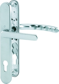 099KH/3357N/1500 Garnitur / F1 Alu natur / 8 mm / Profilzylinder 92 mm / 67-72 mm / HOPPE-Logo Produktbild
