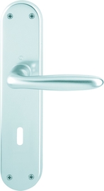 1510/3334 Garnitur HOPPE-Schnellstift / F1 Alu natur / 8 mm / Ovalbart 72 mm / 35-45 mm / HOPPE-Logo Produktbild