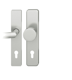 Wechsel-Grt. PZ 92mm        S2 Langschild 11mm Aluminium naturfarbig Produktbild