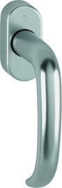 0301/US956 /F9 Alu Stahl/N10A, mit Arretierung/7mm/32-42mm vorst./HOPPE-Logo/90°/M5x45mm + M5x50mm Produktbild