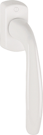 0810/US10 /F9001 cremeweiß/N10A, mit Arretierung, cremeweiß/7mm/32-42mm vorst./HOPPE-Logo/90°/M5x45mm + M5x50mm Produktbild