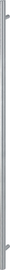E5061 F69 Edelstahl matt/Länge 1800mm/Stichmaß 1300mm/2 Stützen/BS-1102 (einseits an Kunststoff-/Aluminium und Holztüren Produktbild