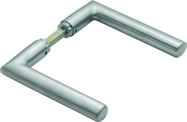 E1140Z Paar HOPPE-Schnellstift/F69 Edelstahl matt/8mm/Türdicke 35-45mm//Führung ø18mm, 5.8mm Bundlänge Produktbild